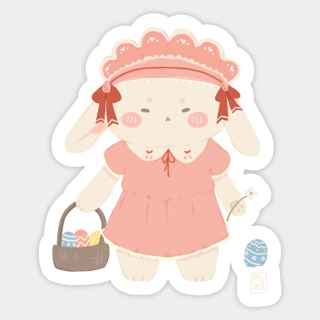 Easter Bunny (v2) Sticker by Piexels